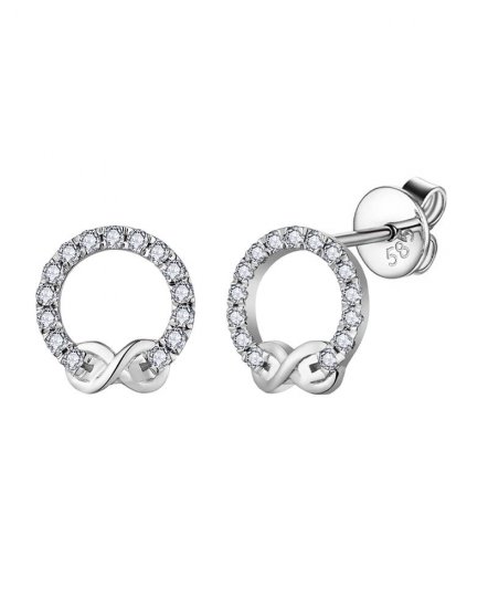 ROUND INFINITY DIAMOND STUDS (TE1934)