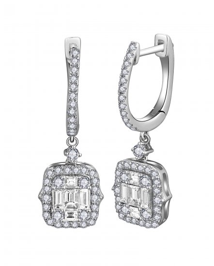 BAGUETTE DIAMOND DANGLING (TE2041)