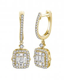 BAGUETTE DIAMOND DANGLING (TE2041)