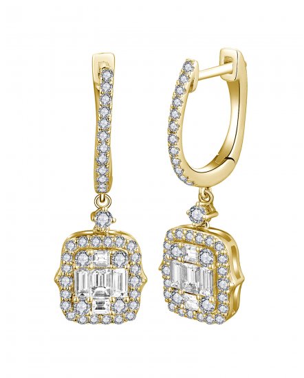 BAGUETTE DIAMOND DANGLING (TE2041)