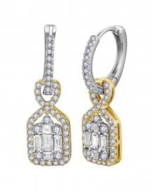 BAGUETTE DIAMOND DANGLING (TE2042)