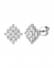 BAGUETTE DIAMOND STUDS (TE2077)