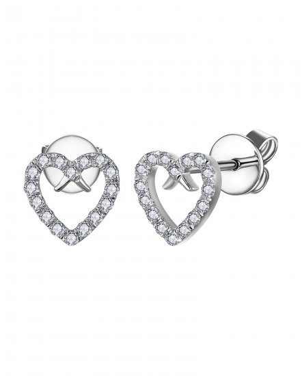 HEART SHAPE DIAMOND STUDS (TE2112)