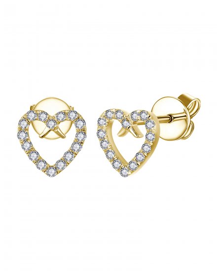 HEART SHAPE DIAMOND STUDS (TE2112)