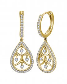 PEAR STYLE DIAMOND DANGLING (TE2123)