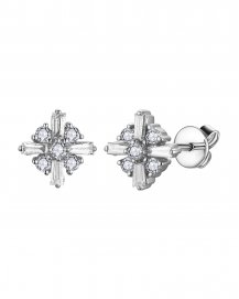 BAGUETTE DIAMOND STUDS (TE2130)