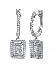 BAGUETTE DIAMOND DANGLING (TE2139)