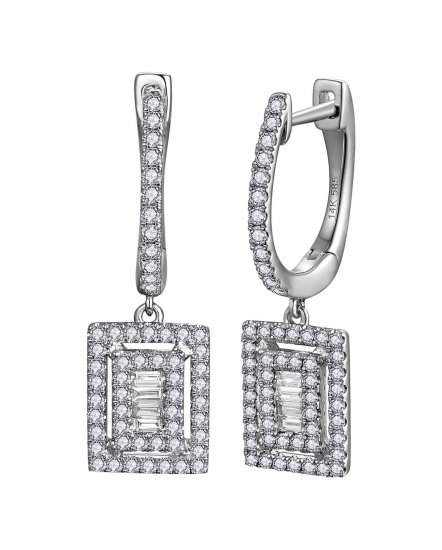 BAGUETTE DIAMOND DANGLING (TE2139)