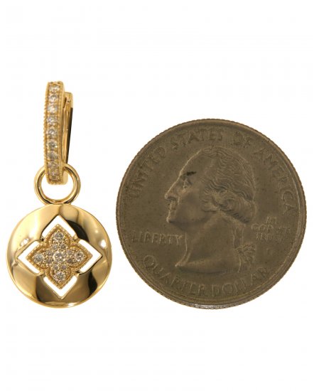 CLOVER STYLE DIAMOND DANGLING (TE2147)