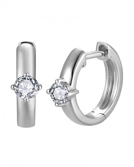 SOLITAIRE DIAMOND HUGGIES (TE2148)