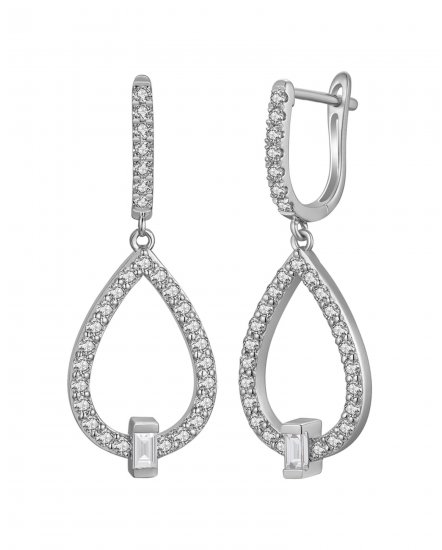 PEAR STYLE DIAMOND DANGLING (TE2182)