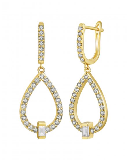 PEAR STYLE DIAMOND DANGLING (TE2182)