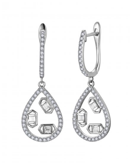 PEAR STYLE DIAMOND DANGLING (TE2209)