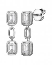 BAGUETTE DIAMOND DANGLING (TE2522)