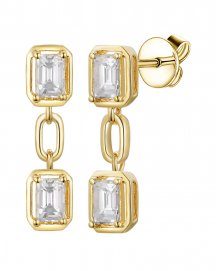 BAGUETTE DIAMOND DANGLING (TE2522)