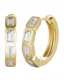 BAGUETTE DIAMOND HUGGIES (TE2524)