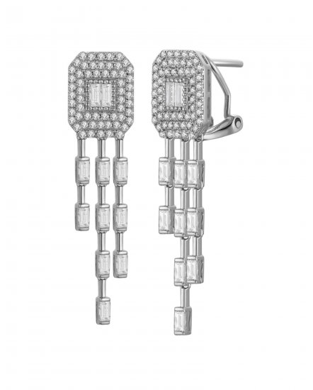 BAGUETTE DIAMOND DANGLING (TE2530)