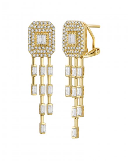 BAGUETTE DIAMOND DANGLING (TE2530)