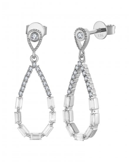 PEAR STYLE DIAMOND DANGLING (TE2538)