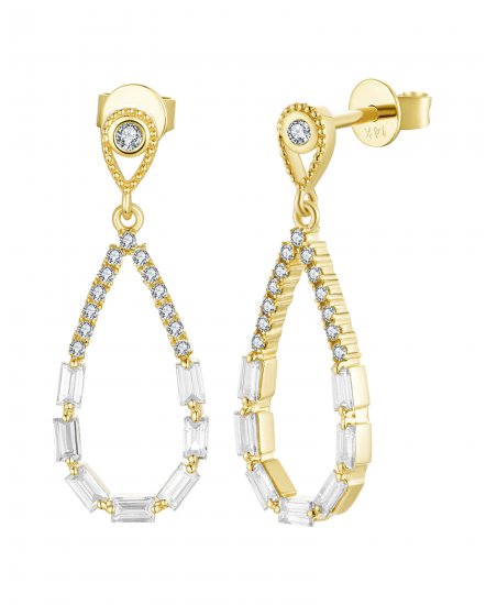 PEAR STYLE DIAMOND DANGLING (TE2538)