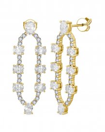 OVAL DIAMOND DANGLING (TE2556)
