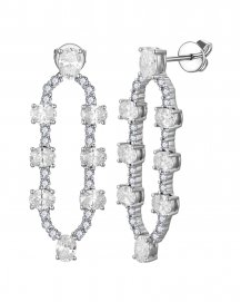 OVAL DIAMOND DANGLING (TE2556)