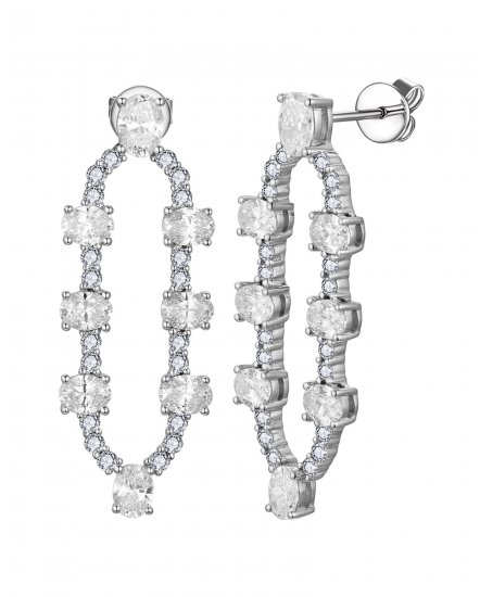 OVAL DIAMOND DANGLING (TE2556)