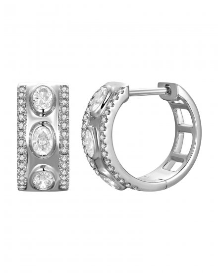 OVAL DIAMOND HUGGIES (TE2702)