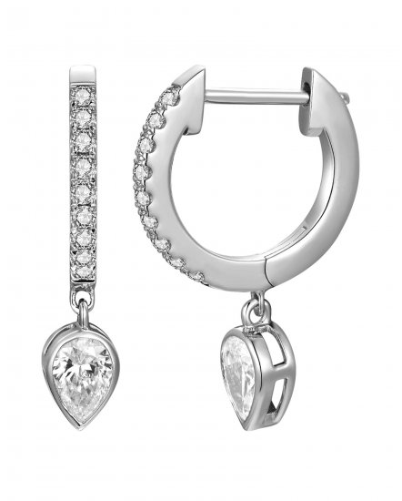 PEAR SHAPE DIAMOND DANGLING (TE2709)