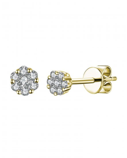 CLUSTER DIAMOND STUDS (TE283)