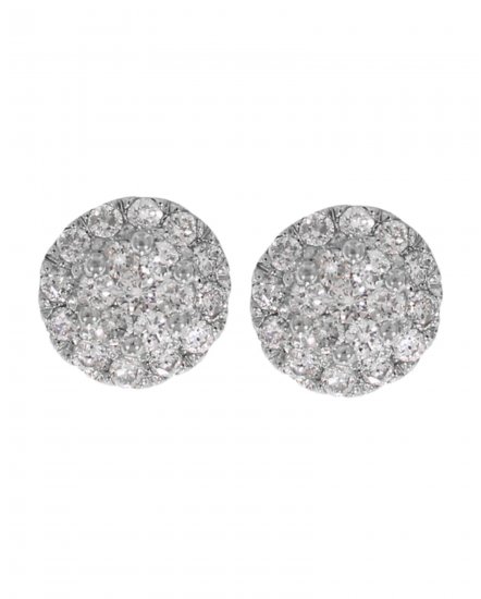 ROUND CLUSTER DIAMOND STUDS (TE324)