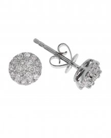 ROUND CLUSTER DIAMOND STUDS (TE324)