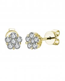 CLUSTER DIAMOND STUDS (TE336)