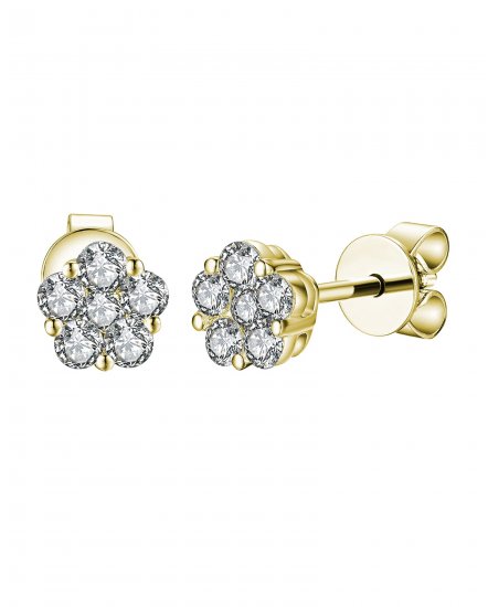 CLUSTER DIAMOND STUDS (TE336)