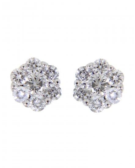 CLUSTER DIAMOND STUDS (TE337)