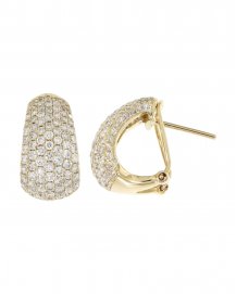 PAVE DIAMOND OMEGA BACK (TE369)
