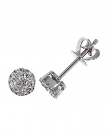 ROUND CLUSTER DIAMOND STUDS (TE437)