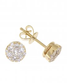 ROUND CLUSTER DIAMOND STUDS (TE439)