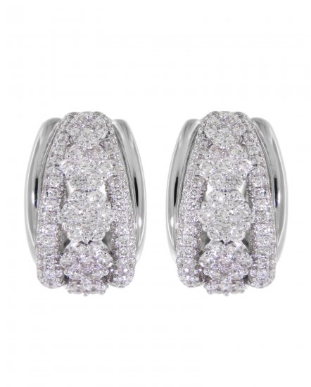 CLUSTER DIAMOND OMEGA BACK (TE459)