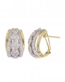 CLUSTER DIAMOND OMEGA BACK (TE459)
