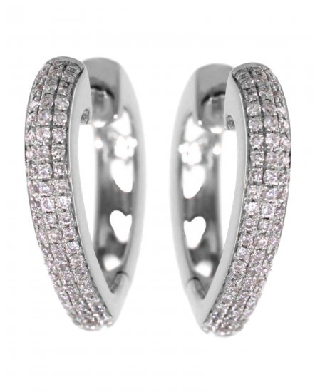 HEART STYLE DIAMOND HUGGIES (TE471)