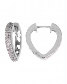 HEART STYLE DIAMOND HUGGIES (TE471)