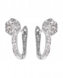  CLUSTER DIAMOND HUGGIES (TE524)