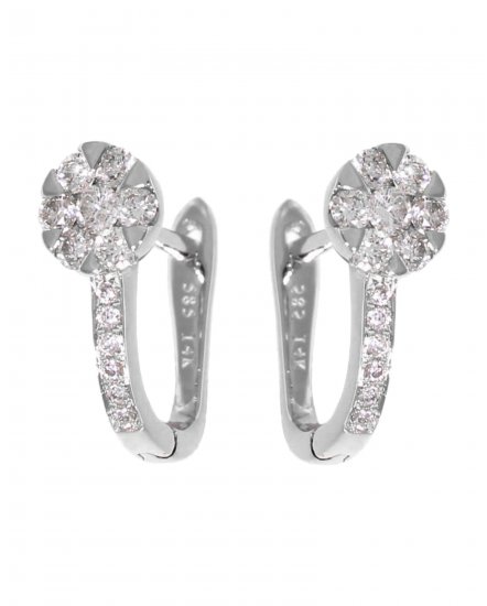  CLUSTER DIAMOND HUGGIES (TE524)