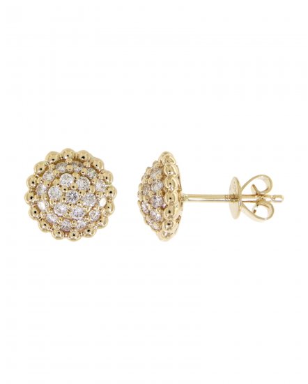 ROUND CLUSTER DIAMOND STUDS (TE533)