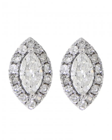 MARQUISE DIAMOND STUDS (TE636)