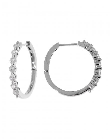 DIAMOND HOOPS  (TE644)