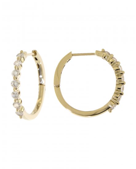 DIAMOND HOOPS  (TE644)