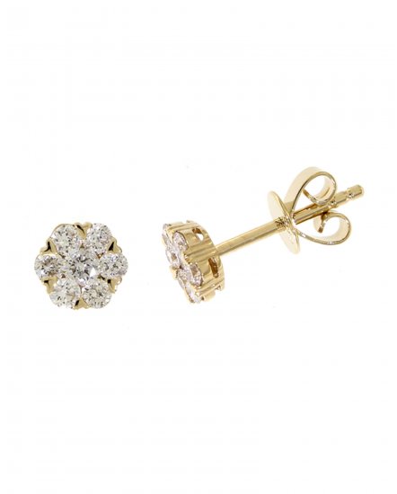 CLUSTER DIAMOND STUDS (TE662)