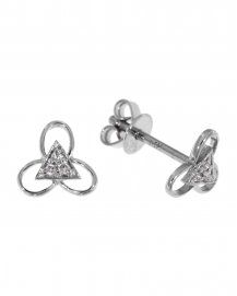 TRIANGLE STYLE DIAMOND STUDS (TE665)